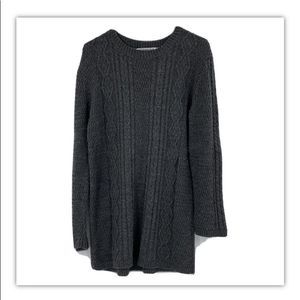 Cotton emporium Sweater tunic dress 8308 gray 8308